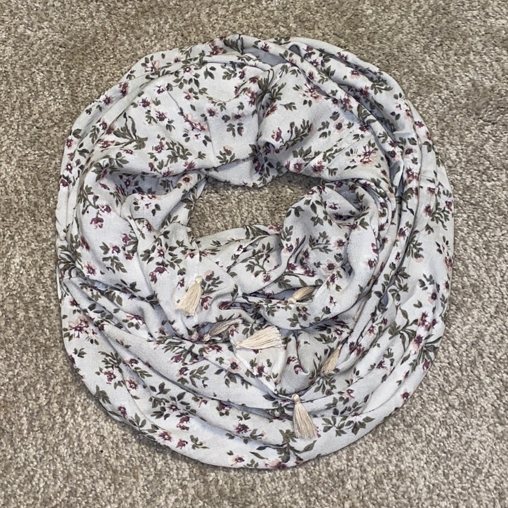 Floral Infinity Scarf